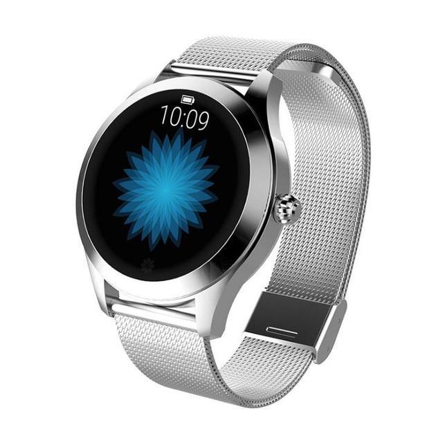 STEVVEX IP68 Waterproof Luxury Elegant Smart Watch For Women Lovely Bracelet Heart Rate Monitor Sleep Monitoring Smartwatch Connect