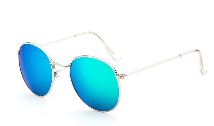 Famous Retro Popular Oval Luxury Round Vintage Woman and Man Sunglasses Brand Designer Oculos De Sol With UV400 protection