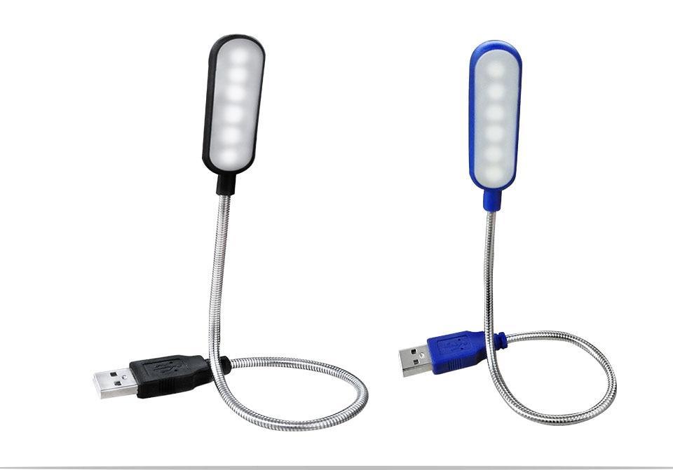 STEVVEX Portable USB LED Mini Flexibile Light For Reading Books USB Lamp for Power Bank Laptop Notebook or PC Computer