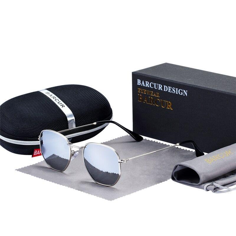 Luxury Classic Retro Reflective Sunglasses For Man and Woman Minimalist Stainlesss Steel Frame Eyewear Sunglasses With UV400 Protection