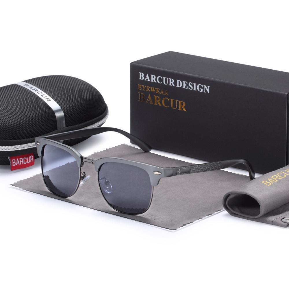 The Luxury Sunglasses Aluminium Polarized Male Eyeglasses Classic Punk For Men and Boys With UV400 Protection