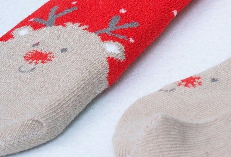 Modern Cotton Baby Socks Christmas Design Baby Girls Socks Cartoon Casual Baby Children's Christmas Socks For Kids