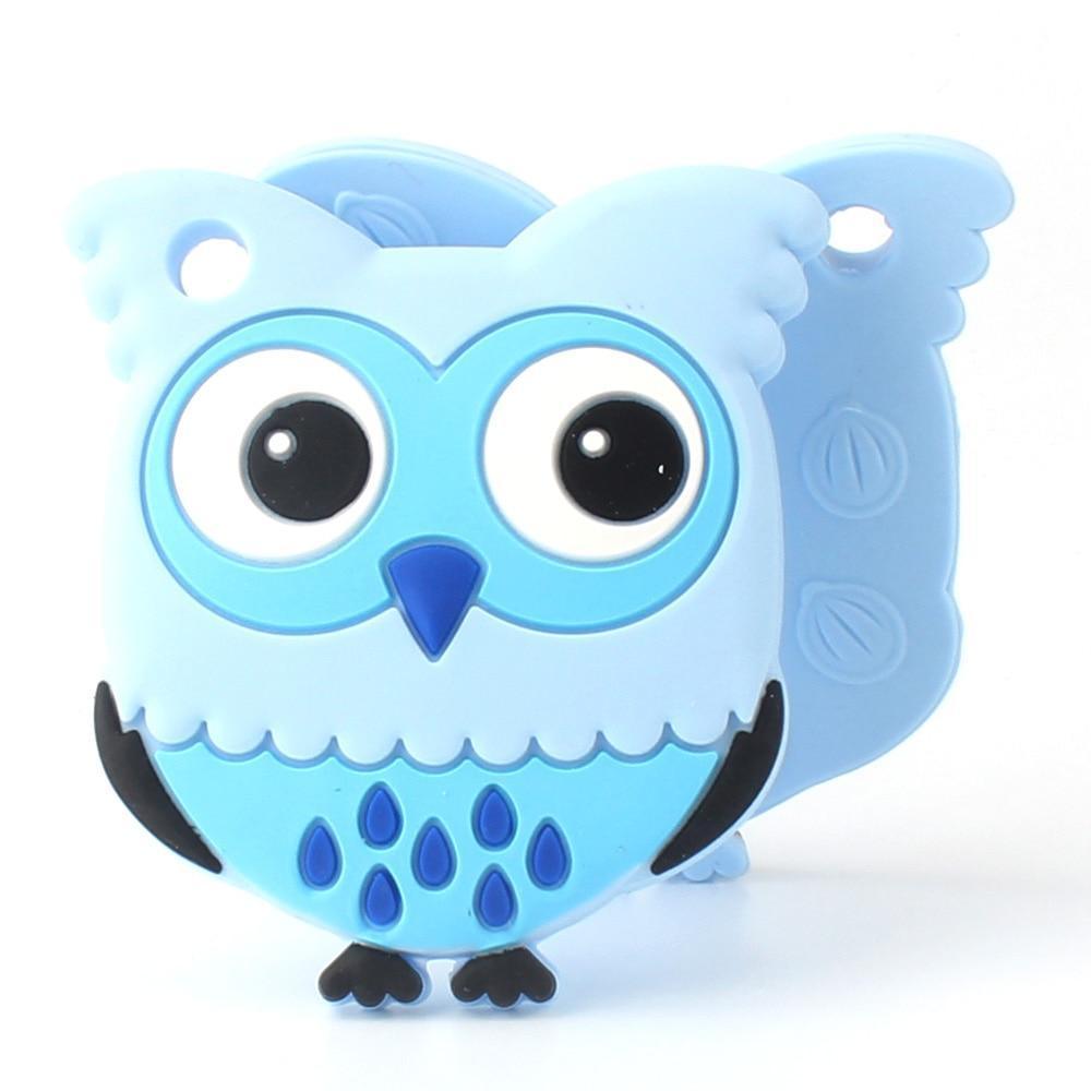 Owl Silicone Teethers Food Grade For Baby Teething Silicone Beads Teething Toddler Toys For Kids