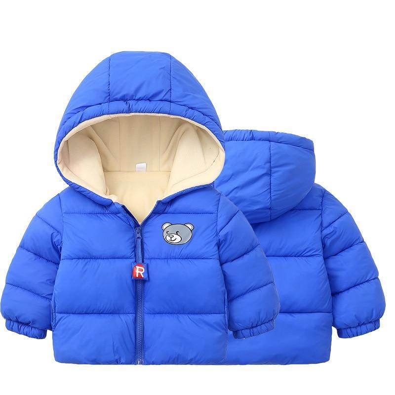 Infant Baby Hooded Warm Jackets For Baby Girls and Baby Boys For WInter In Modern New Luxury Shiny Design