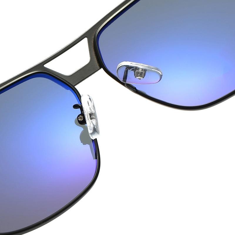 Luxury High Quality Polarized Sunglasses Metal Frame Sunglasses For Men In Business Retro Modern Style With UV400 Protection