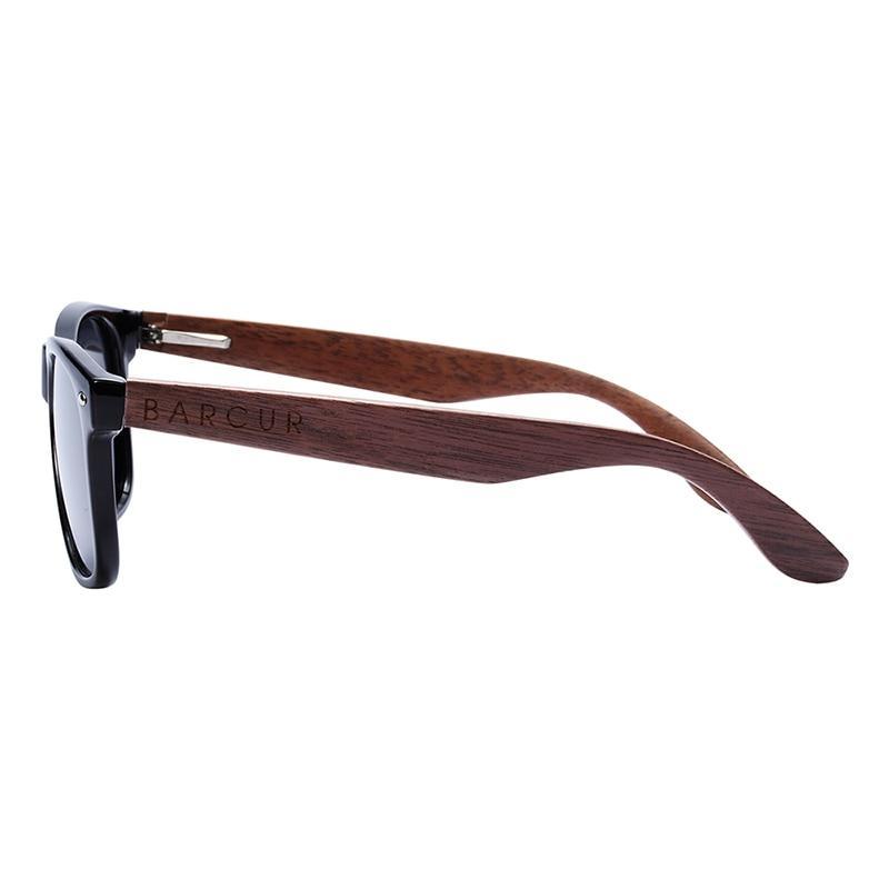 High Quality Bamboo Handmade Walnut Sunglasses For Men and Women with Anti-Reflect Mirror Sunglasses With UV400 Protection