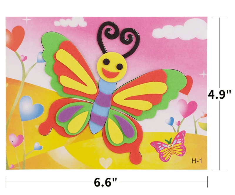 10 designs/lot Cartoon 3D EVA Foam Sticker Puzzle Series Kids Multi-patterns Styles Toys for Children Birthday Gift