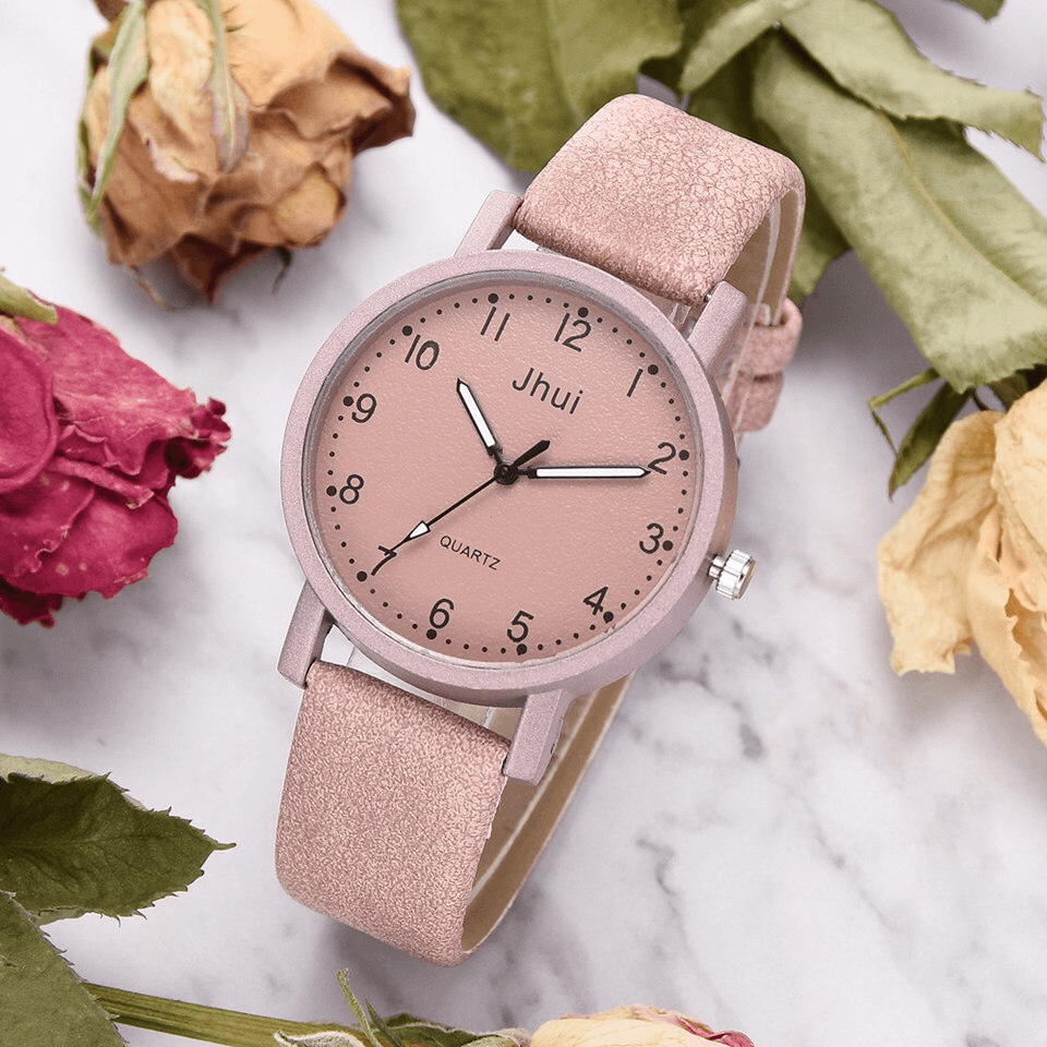New Women's Fashion Leather Wrist Watch For Women and Ladies Excelent Gift For Women and Girls