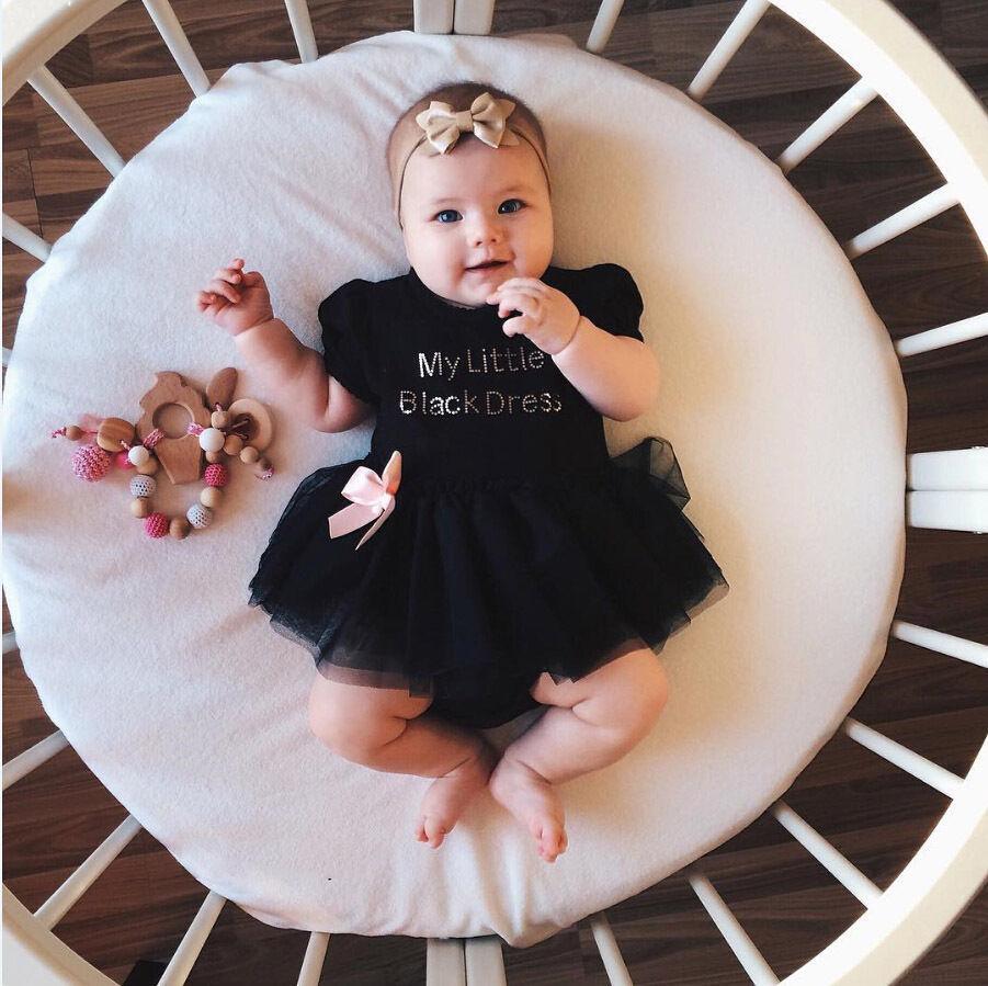 Cute Summer Newborn Baby Girls Knee-Length Tutu Party Outfit Unique Design Perfect Gift For Her