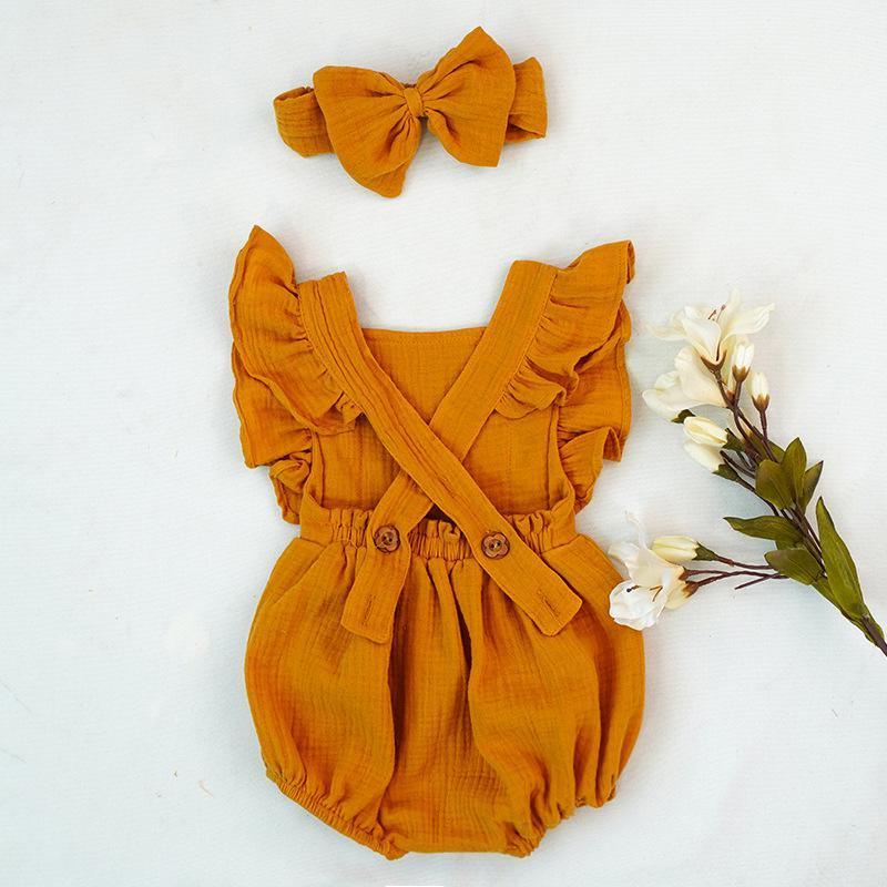 Newborn Bodysuits Baby Clothes Summer Bodysuit Cotton One-Piece Jumpsuit Soft In elegant Modern Style