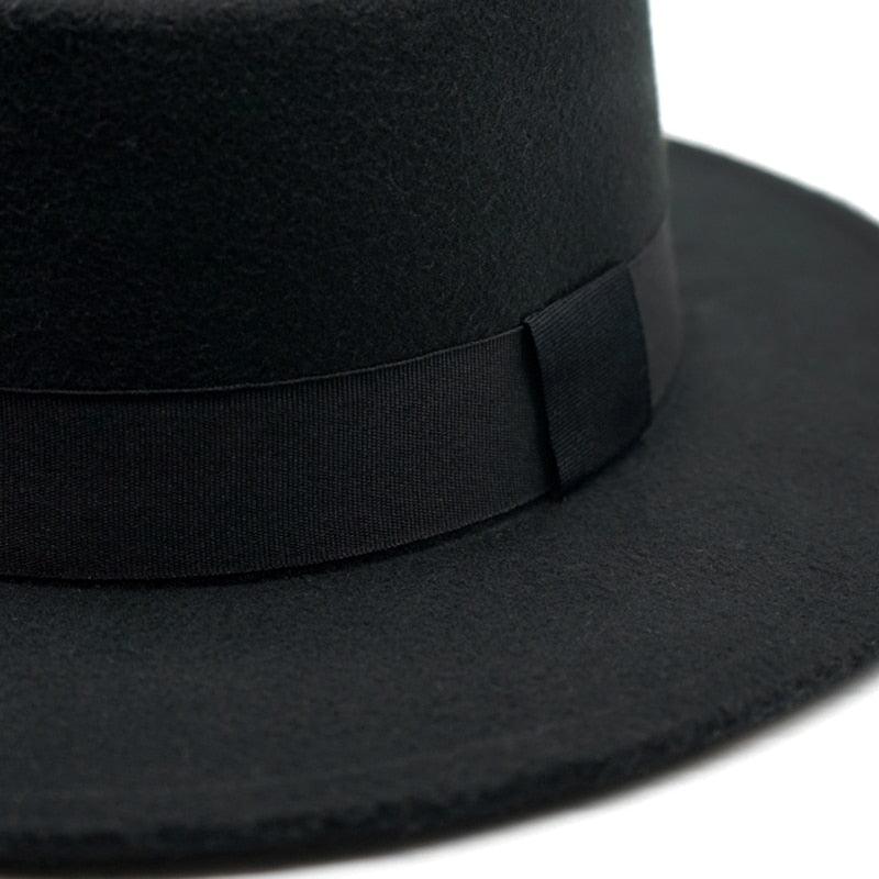 One Size Winter Autumn Cotton Women Men Fedoras Lady Retro Wide Brim Hat Belt Fedora Hat Top Lightweight Caps Everyday Wear Hats Summer Sun Hat