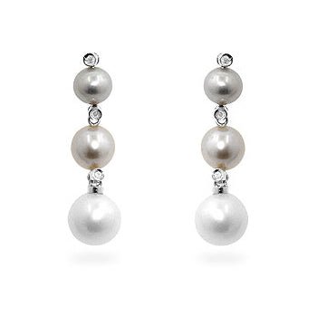 Multicolor Pearl Earrings - ThisandThatShoppe