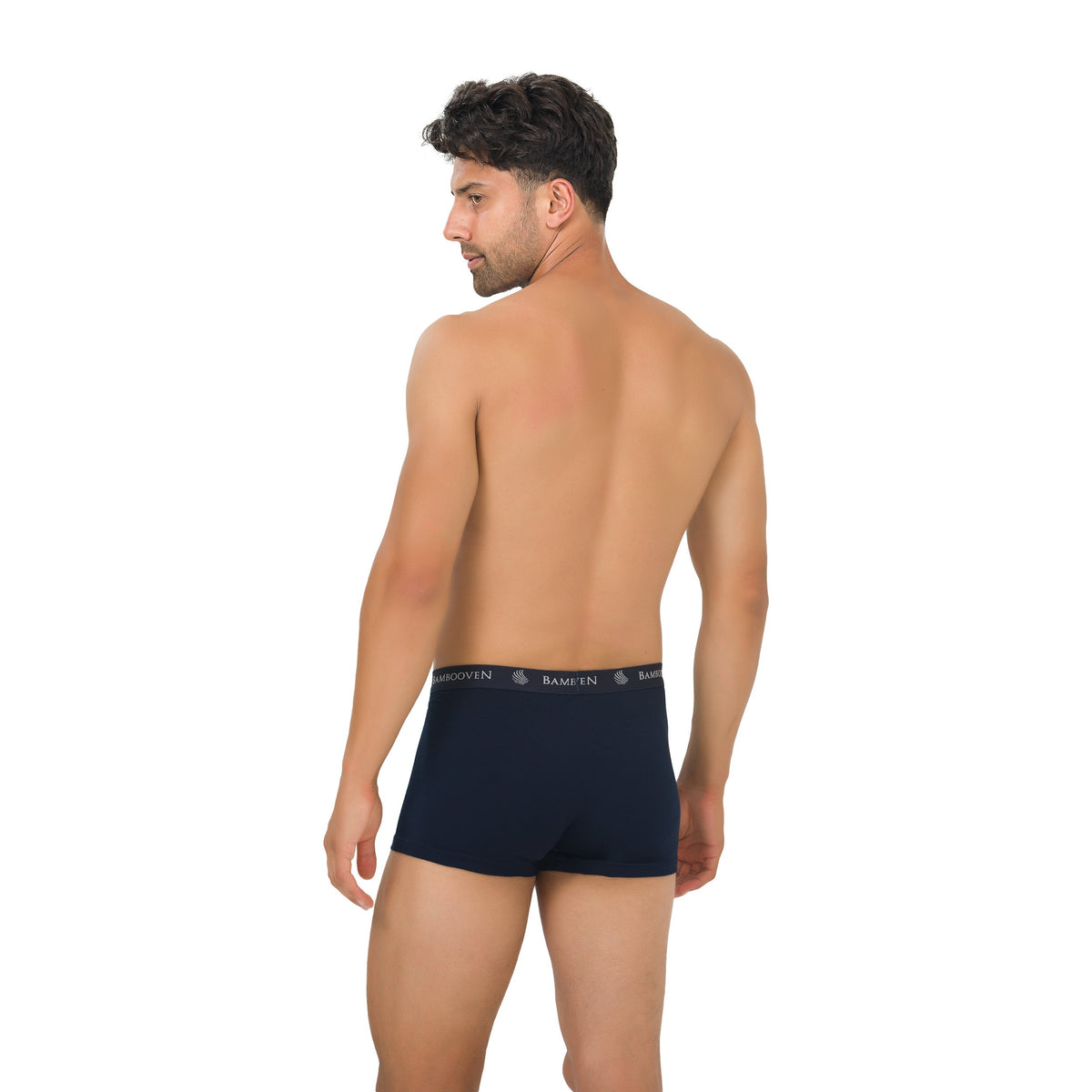 Lot de 4 boxers en bambou pour homme avec poche frontale