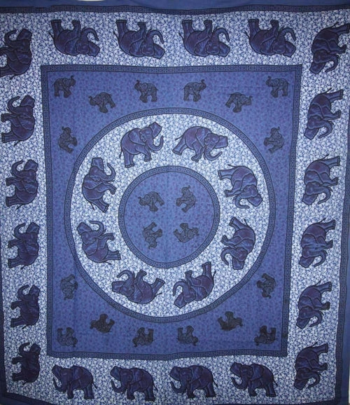 Elephant Mandala Tapestry Wall Hanging Boho Dorm Decor
