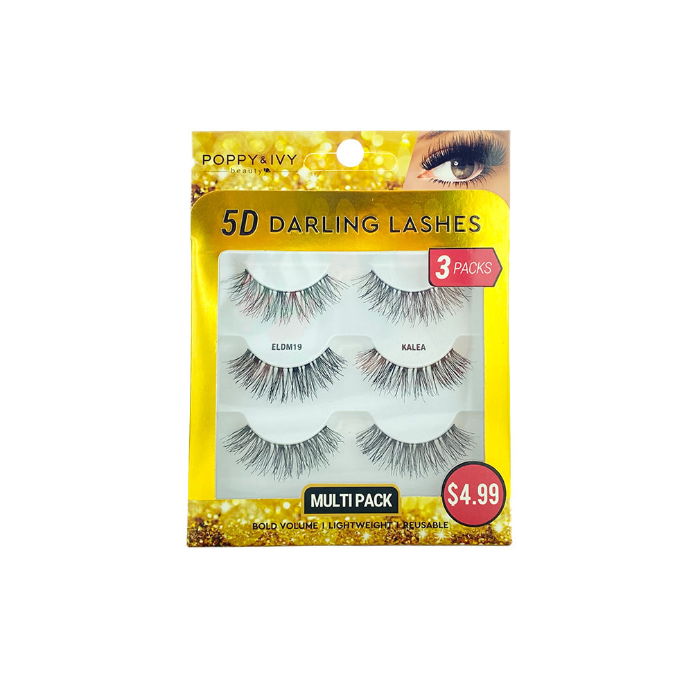 ABSOLUTE Poppy & Ivy 5D Darling Lashes (3er-Pack) - Kalea