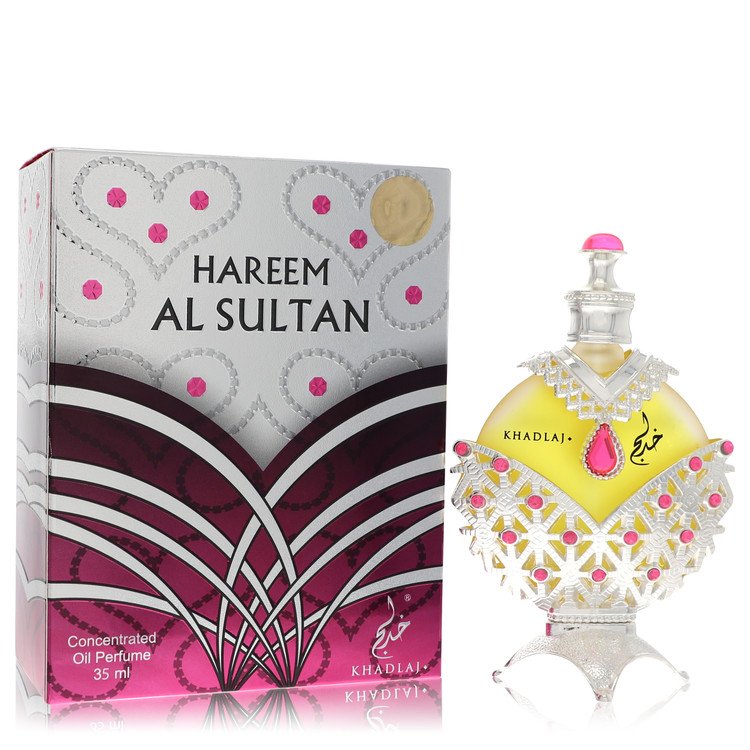 Khadlaj Hareem Al Sultan Silver par Khadlaj Huile de parfum concentrée (unisexe) 35 ml pour femme