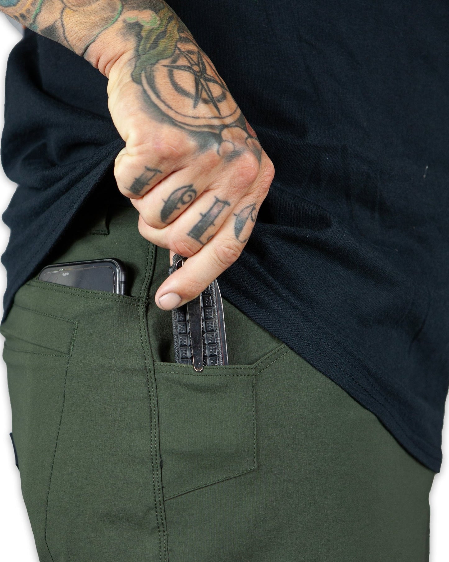 Lancer Standard Fit Pant - Dk Army - ThisandThatShoppe