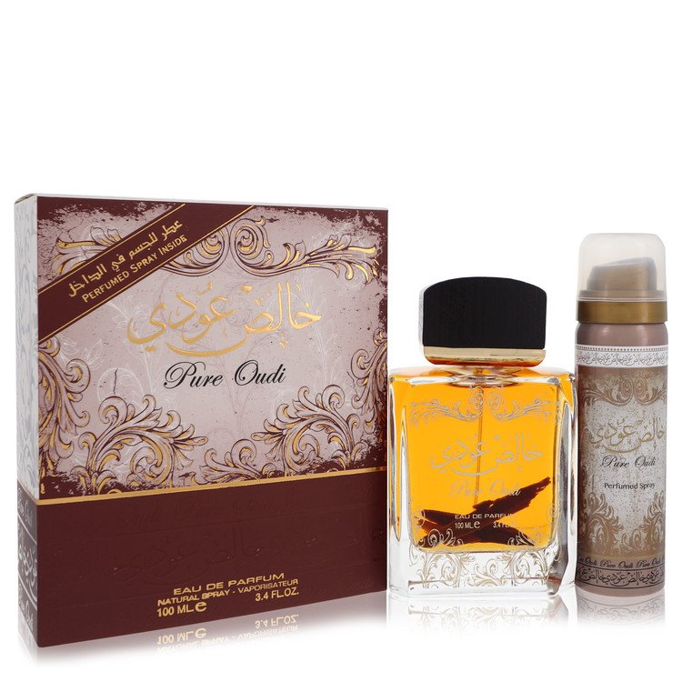 Lattafa Pure Oudi von Lattafa Eau De Parfum Spray Plus 50ml Deodorant 100ml für Damen
