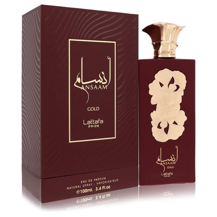 Lattafa Pride Ansaam Gold par Lattafa Eau De Parfum Vaporisateur (Unisexe) 100 ml pour Femme