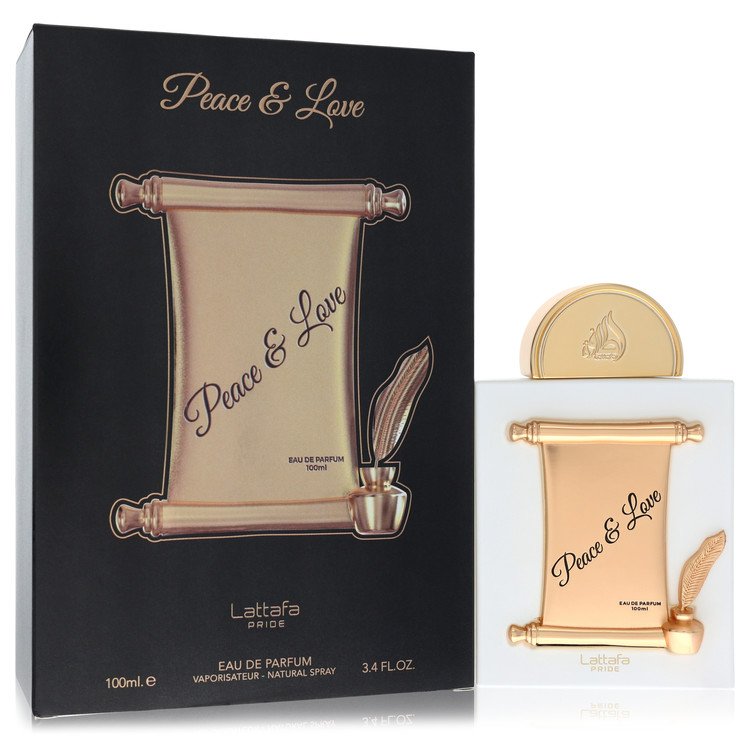 Lattafa Peace & Love by Lattafa Eau De Parfum Spray (Unisex) 100 ml für Herren