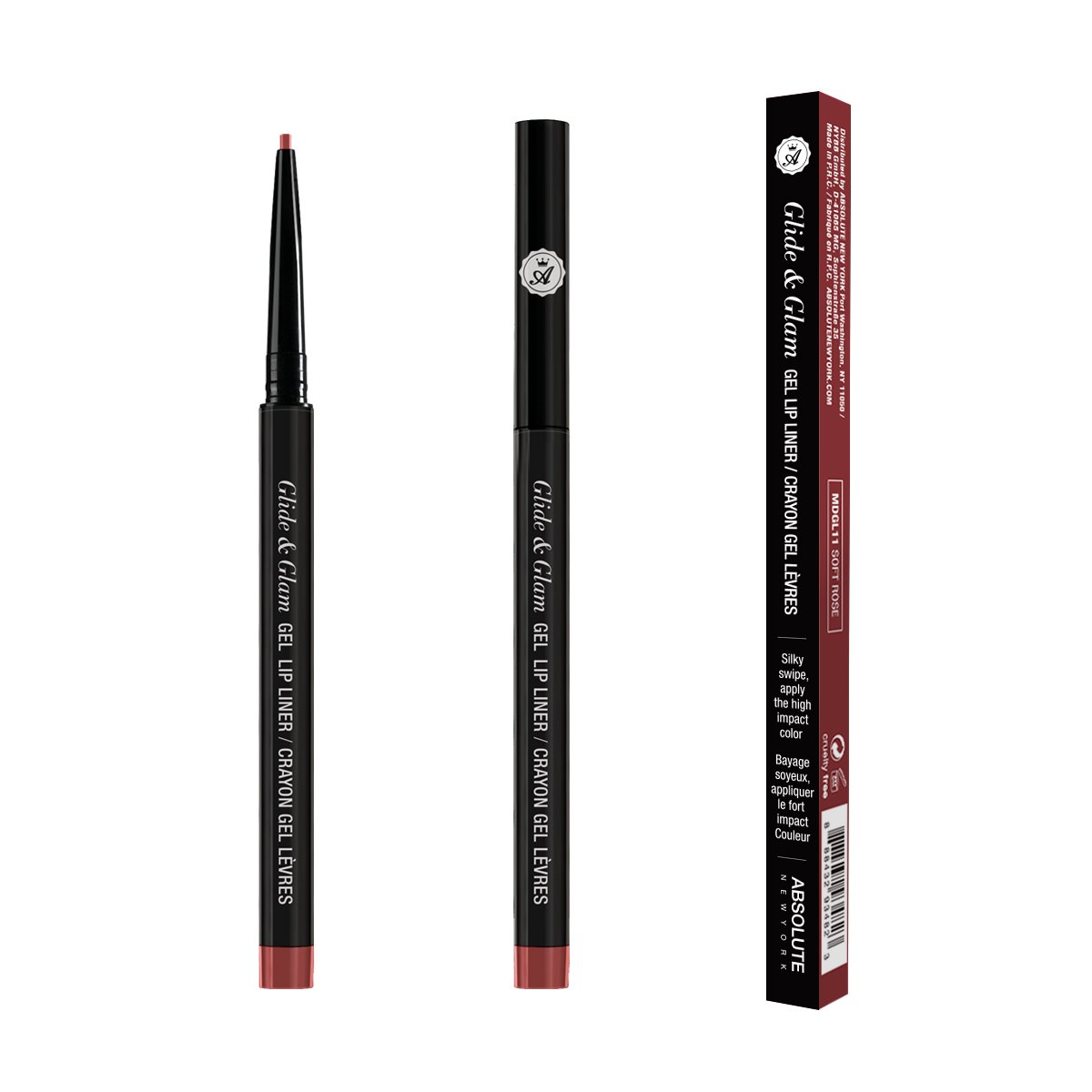 ABSOLUTE Glide & Glam Gel Lipliner - Soft Rose