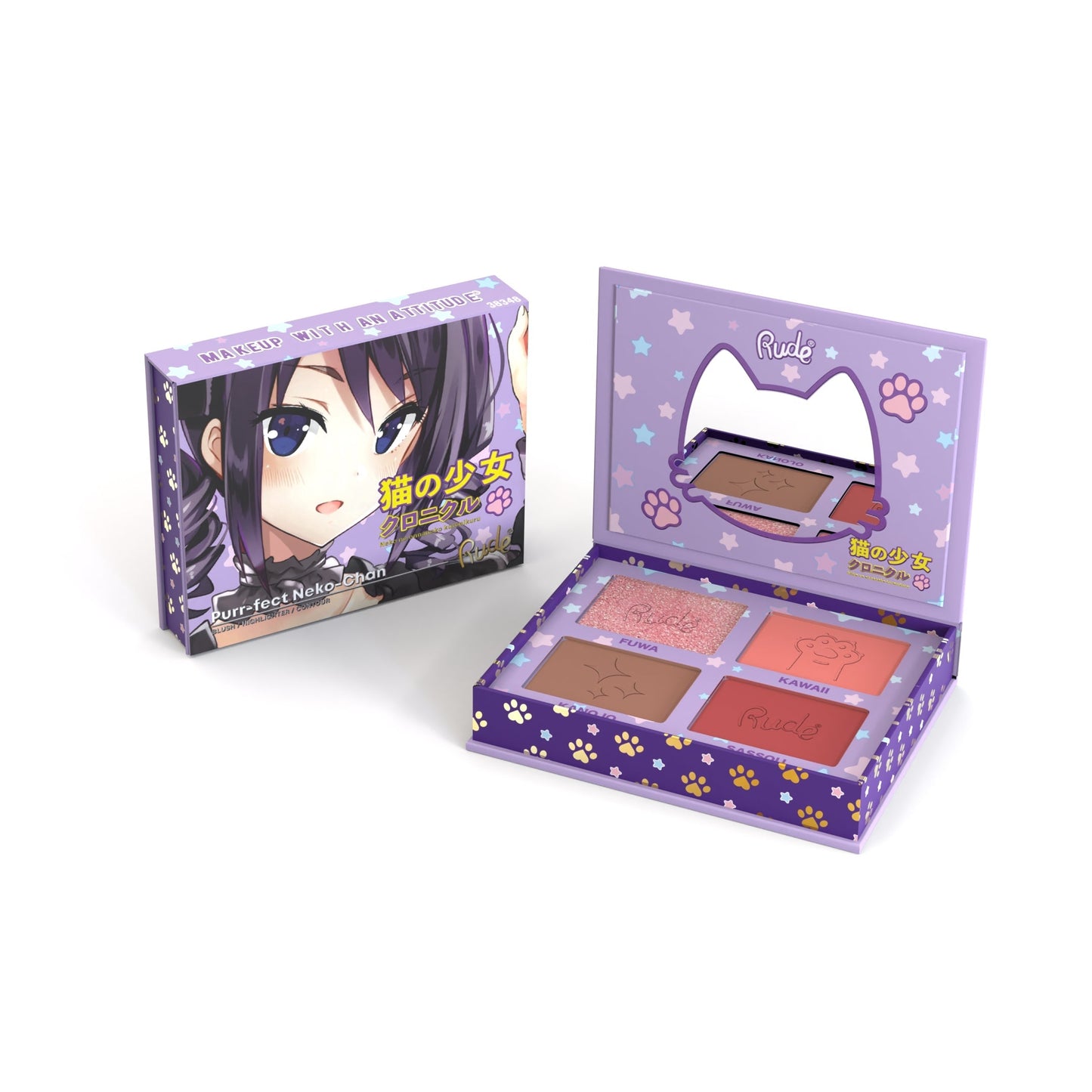 RUDE Manga Face Palette - Purr-fekte Neko-Chan