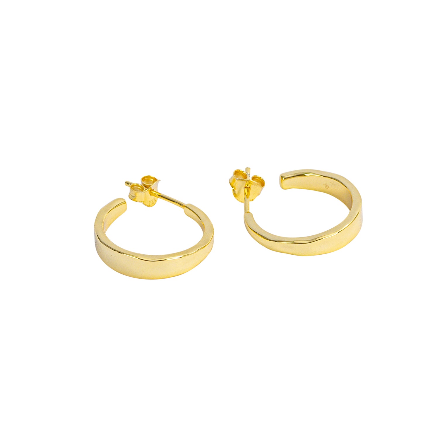 Boucles d'oreilles Mimas Argent - Classique avec une touche d'originalité