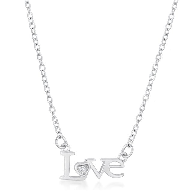 Love Script Necklace - ThisandThatShoppe