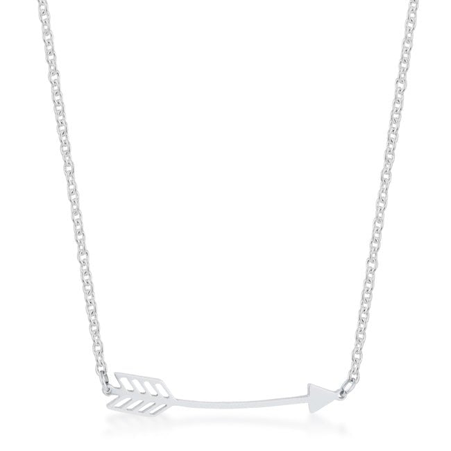 Arianna Stainless Steel Arrow Necklace - ThisandThatShoppe