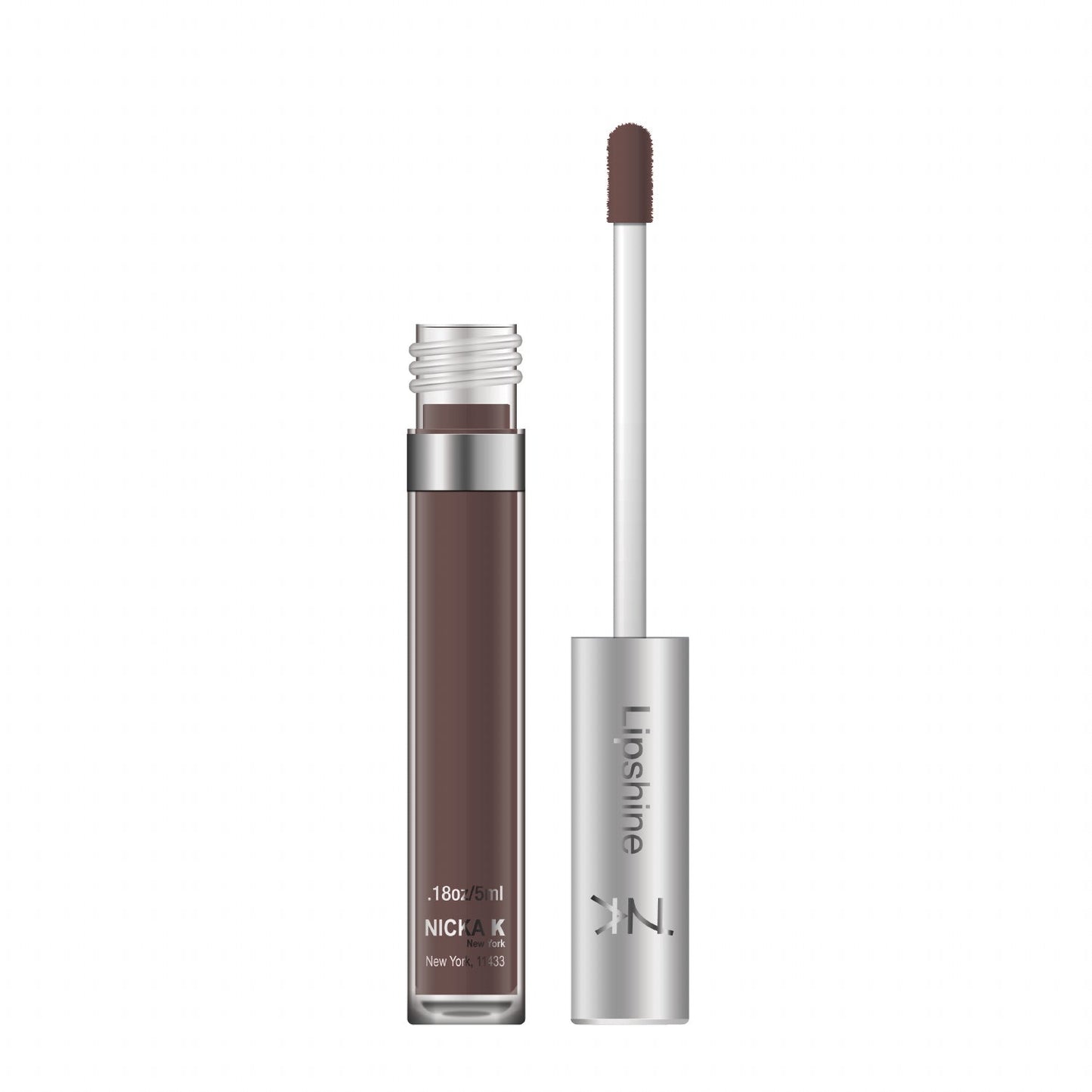 NICKA K Fruity Lip Shine - A52 Schokolade