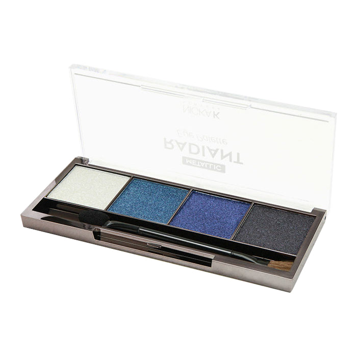 Nicka K Metallic Radiant Eye Palette - Mercury - ThisandThatShoppe