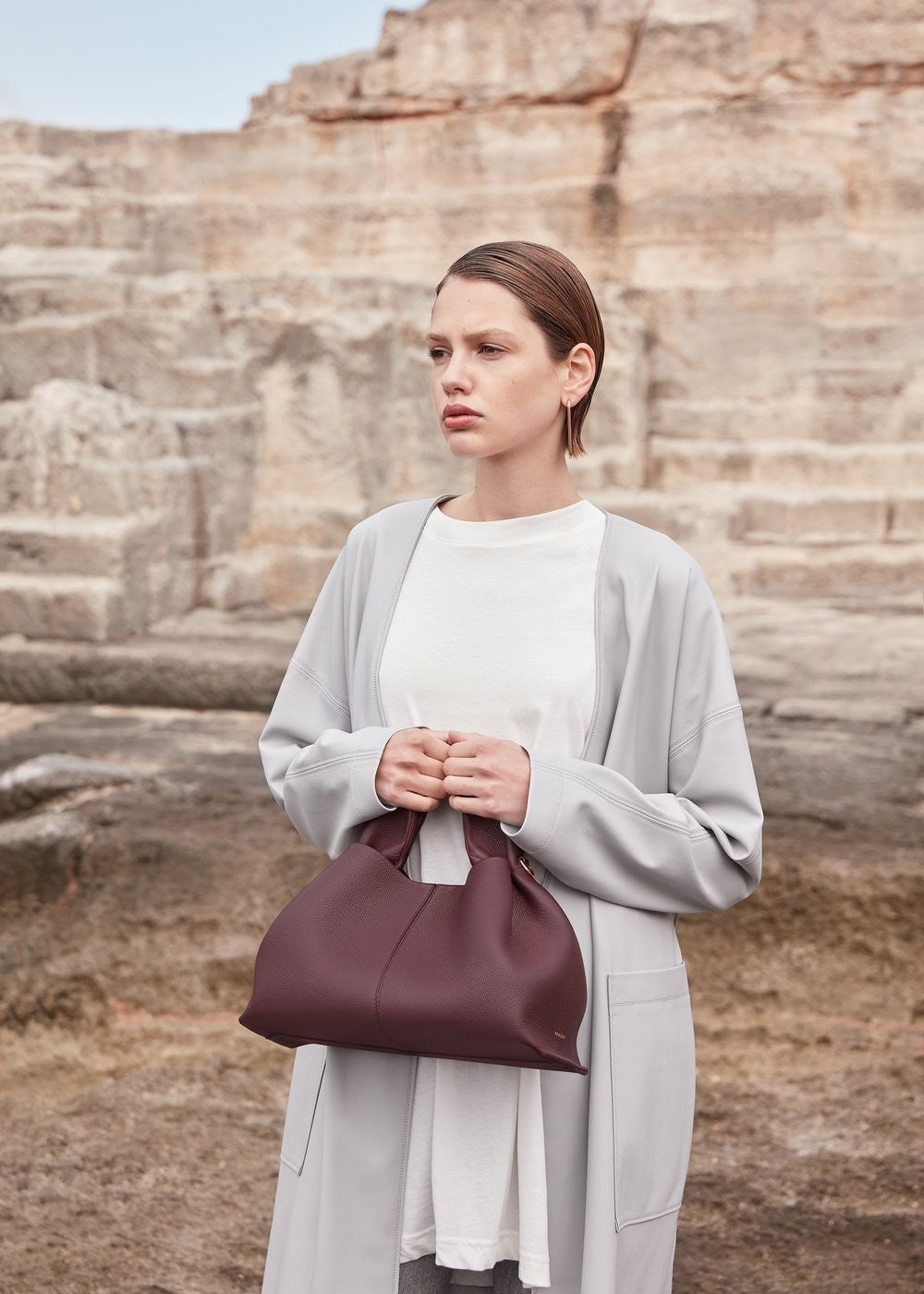 Cloud bag female, popular tote bag, shoulder top handle bag