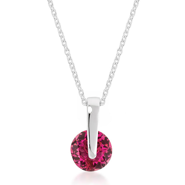 Classic Solitaire Cubic Zirconia Pendant - ThisandThatShoppe