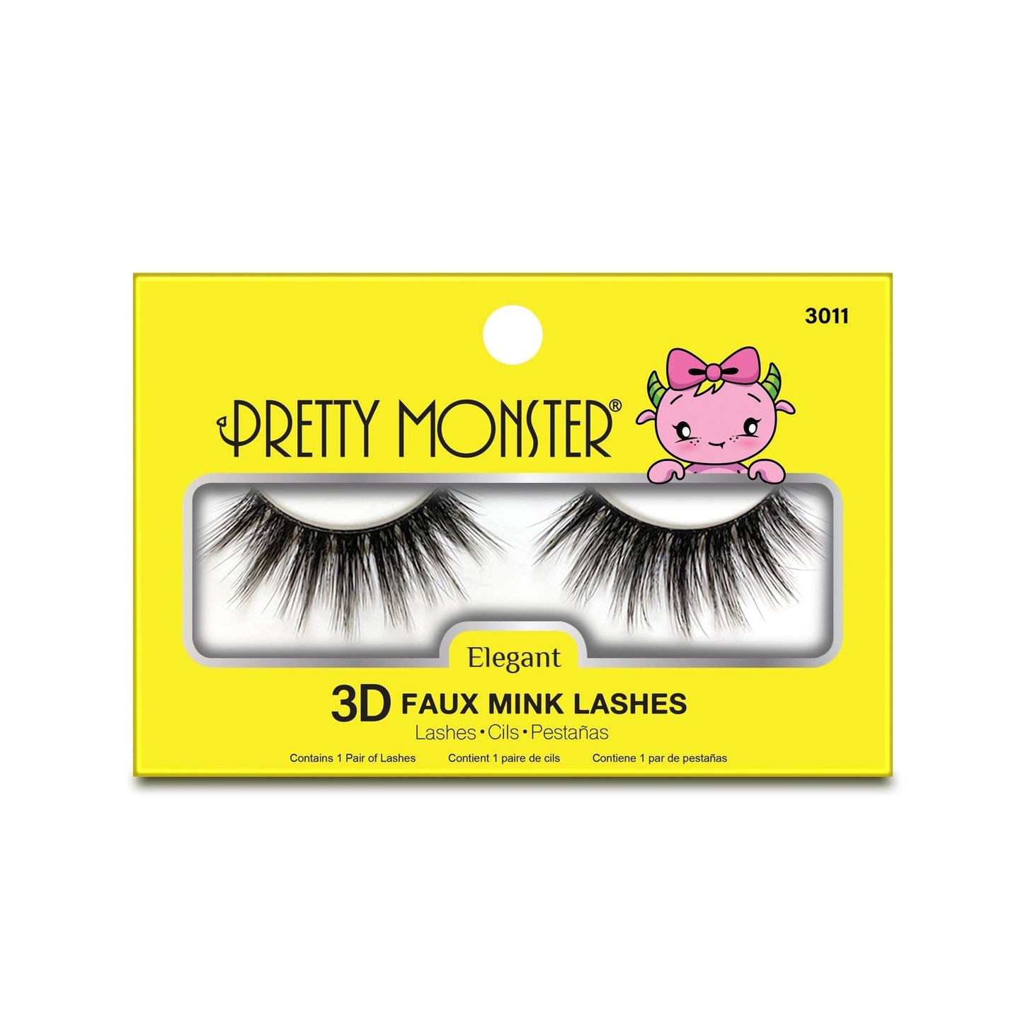 Pretty Monster Elegante 3D Nerzimitat-Wimpern - 3011