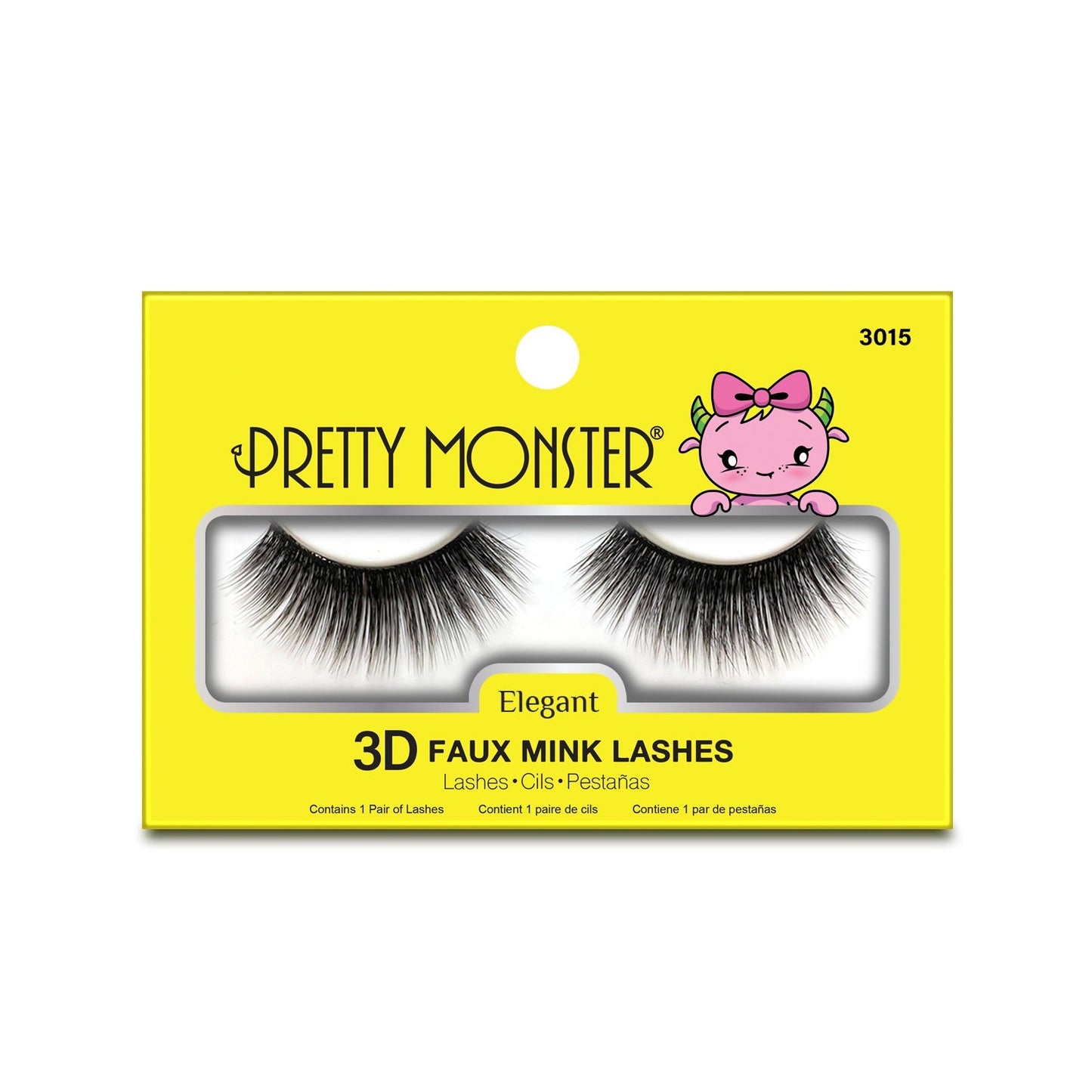 Faux cils 3D élégants Pretty Monster - 3015