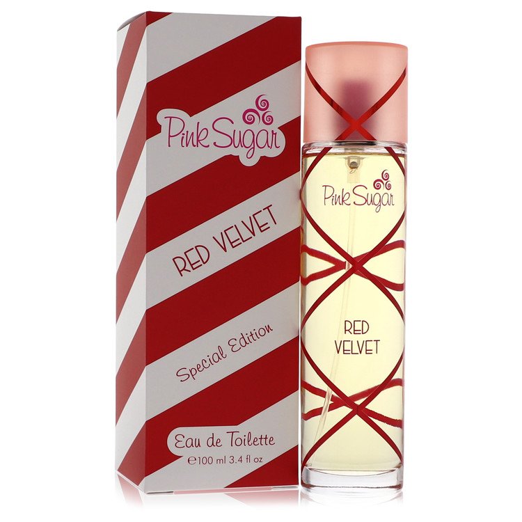 Pink Sugar Red Velvet by Aquolina Eau De Toilette Spray 100 ml für Damen