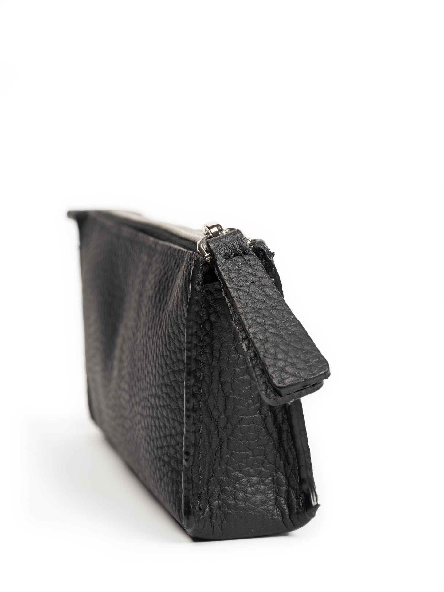 Trousse de papeterie en cuir noir (lot de 2)