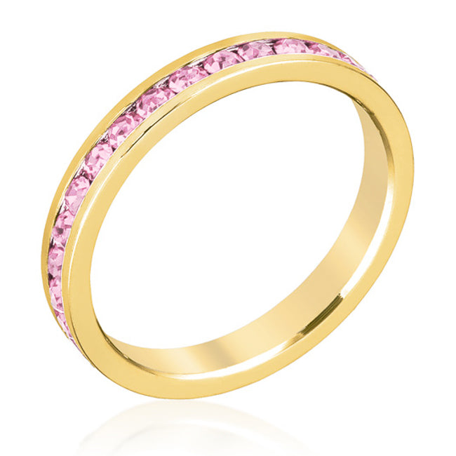 Stylish Stackables Pink Gold Ring - ThisandThatShoppe