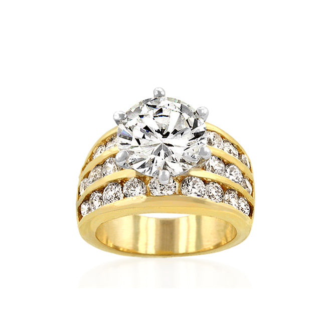Avera Timeless Solitaire Classic Engagement Ring for Women