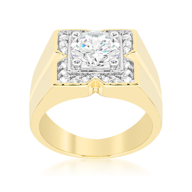Avera Christina 0.3ct Cz Open Contemporary Wide Ring