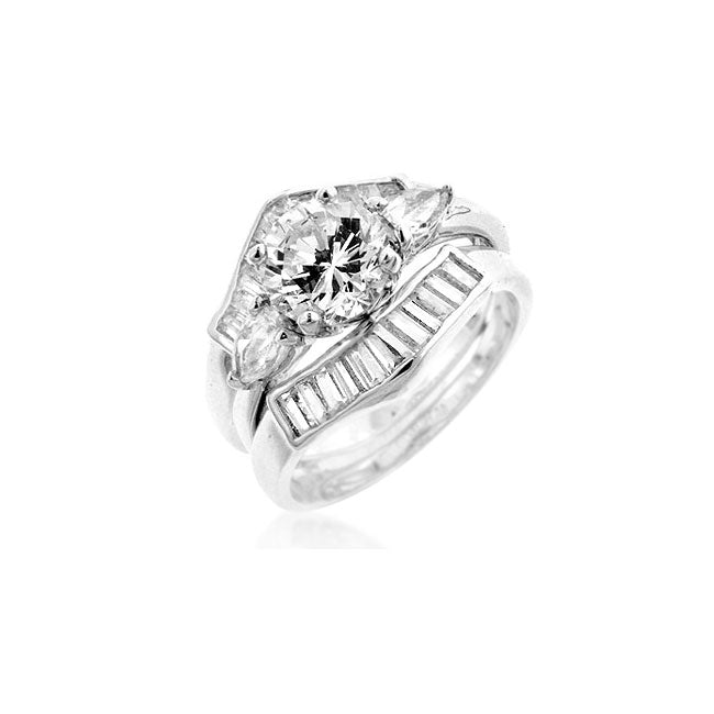 Two-Piece Engagement Ring Set - ThisandThatShoppe