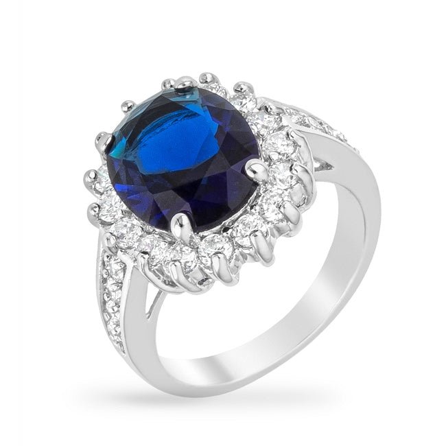 Halo Solitaire Pear Engagement Ring - ThisandThatShoppe