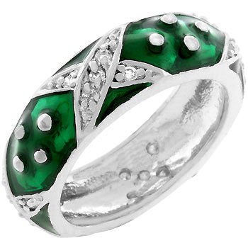 Marbled Enamel Ring - ThisandThatShoppe