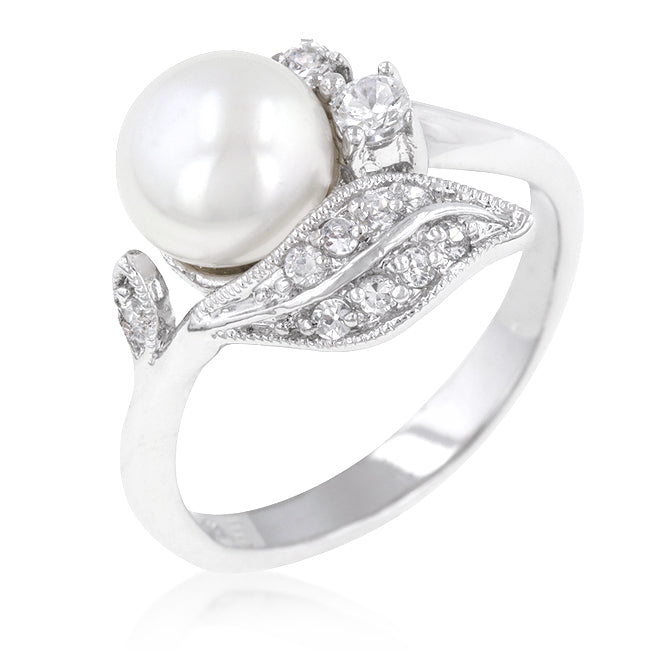 Fleur Pearl Ring - ThisandThatShoppe