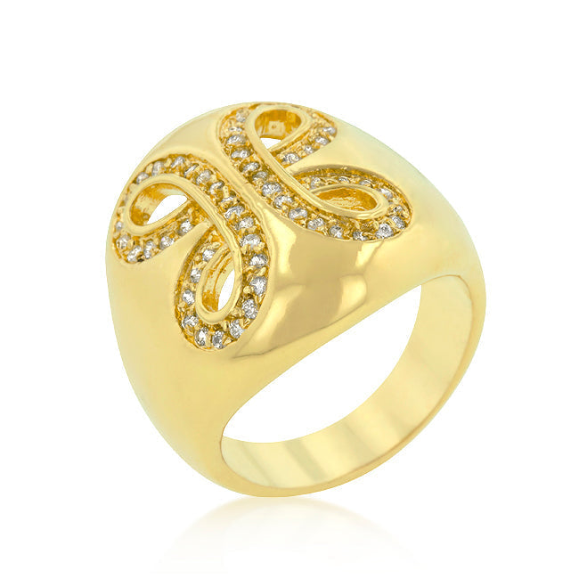 Zierlicher Eternity-Ring mit Zirkonia