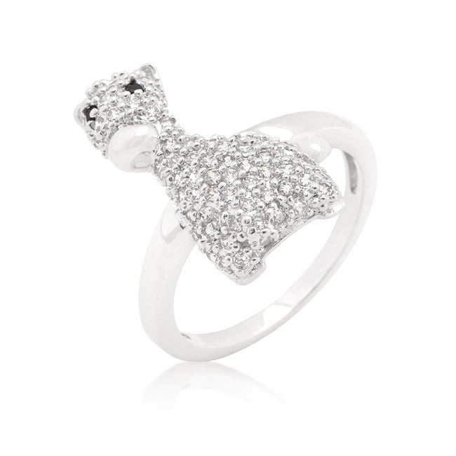 Cubic Zirconia Giraffe Ring - ThisandThatShoppe