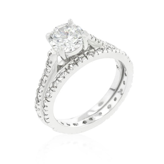 Glistening Engagement Ring Set - ThisandThatShoppe