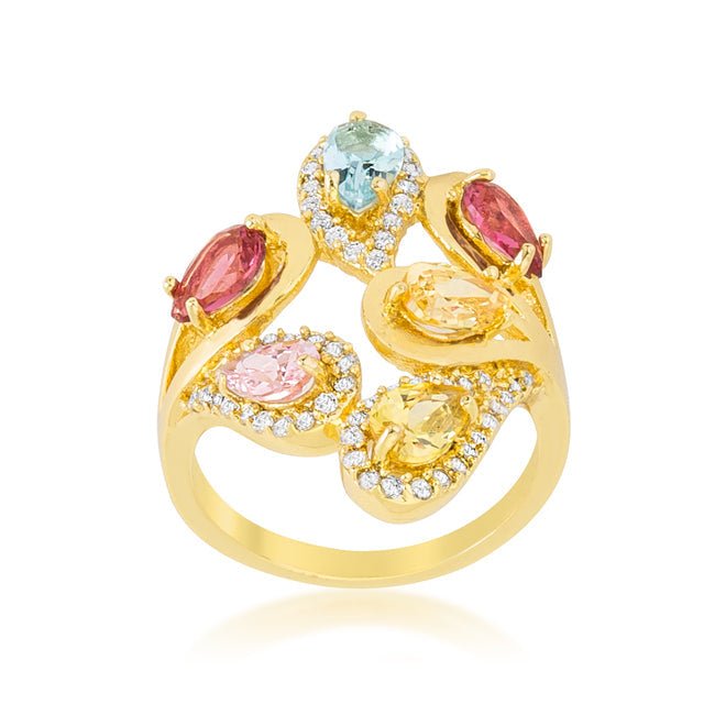 Multi-Color Cocktail Ring - ThisandThatShoppe