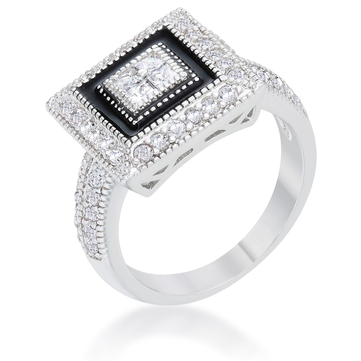 Shira 0.7ct CZ Antique Ring