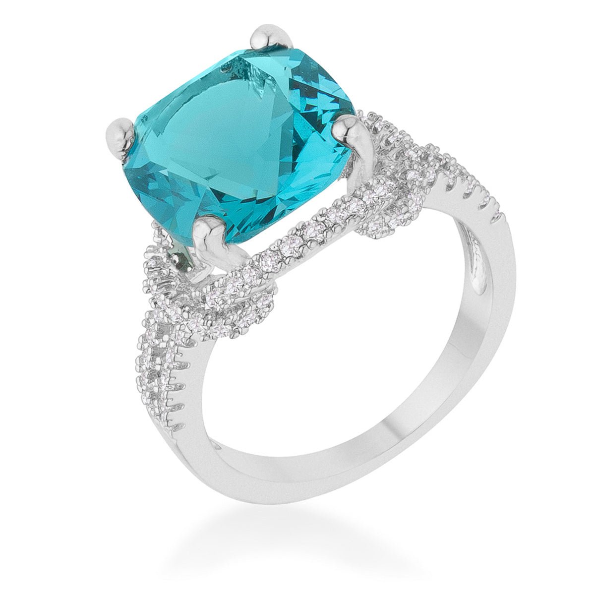 Charlene 6.2ct CZ Classic Statement Ring - ThisandThatShoppe
